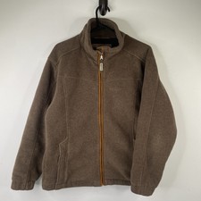 Schoffel Fleece Jacket Womens Uk14 Brown Somerby Wind Stopper Countrywear