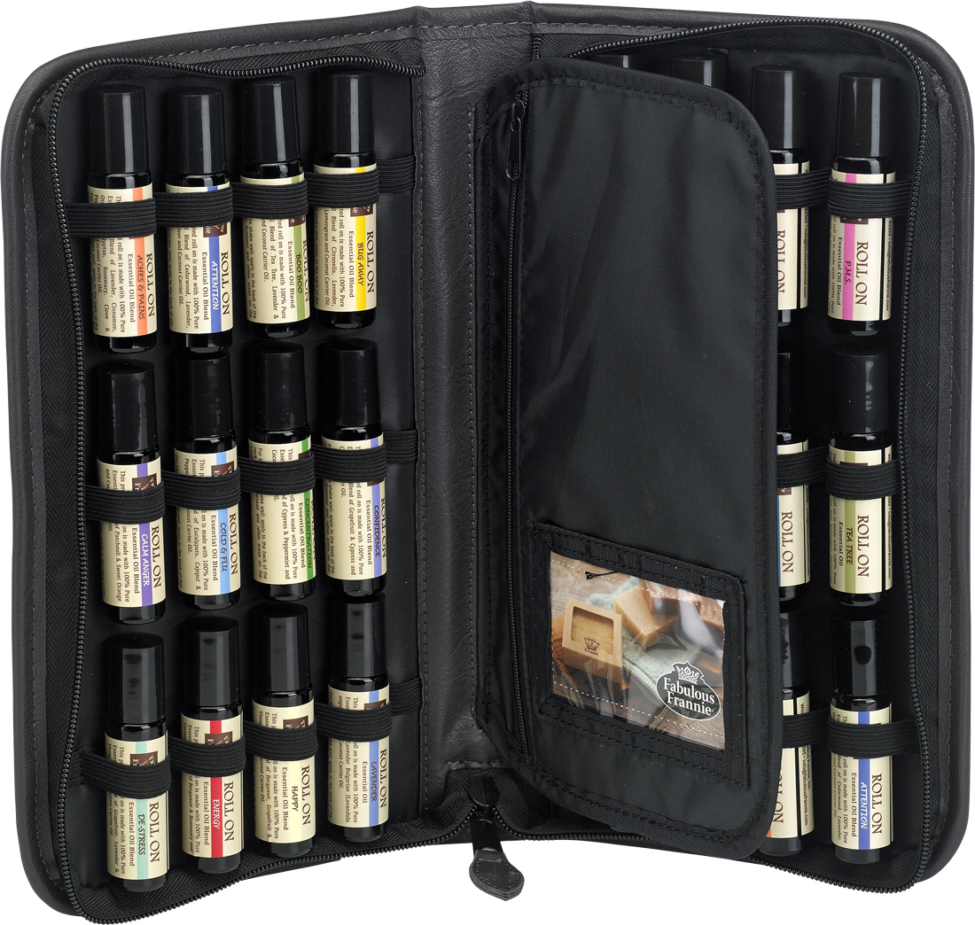 Fabulous Frannie Roll On Super Set Carrying Case Includes 24-10 ml Essential Oil