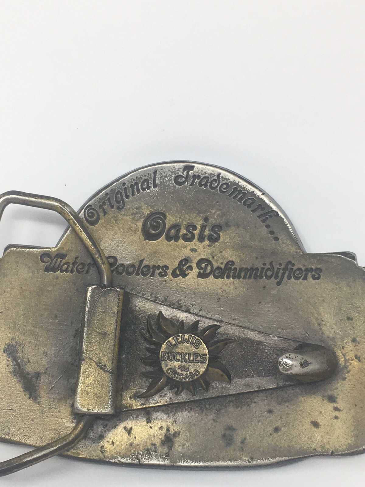 Vintage Oasis Belt Buckle Ebco Manufacturing Co. Colu… Gem