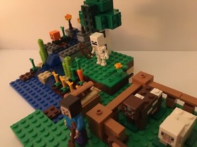 Lego Minecraft 21114 The Farm - 100% Complete w/ Instructions