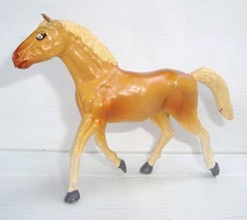 Vintage Figurine Composition Durso Elastolin Lineol Hausser Animal: Horse