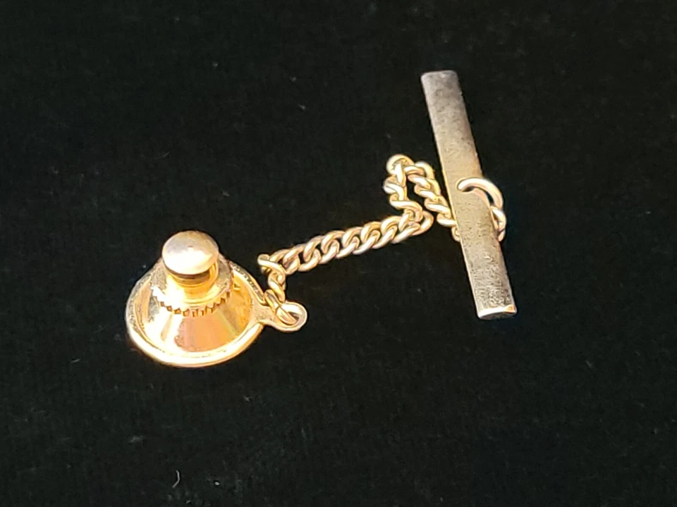Vintage Pierre Cardin Paris Diamond Accent Tie Tack Pin - Image 4 of 4