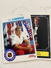 1991 Score Eric Lindros #1 Draft Pick  And Awards Philadelphia Flyers HOF  Lot