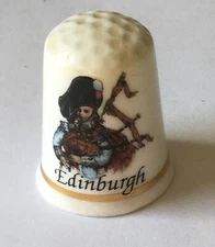 Edinburgh Thimble Vintage Souvenir Collectible