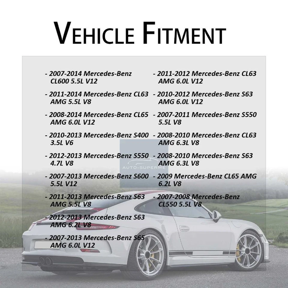 Brazo de control completo delantero inferior delantero 2x para Mercedes-Benz CL63 AMG 2011-2014 Foto 2 de 4