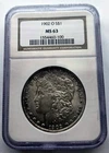 1902 O MORGAN SILVER DOLLAR NGC MS 63