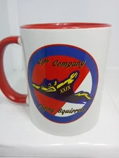 U.S. AIR FORCE COFFEE MUG. FLYING SQUIRREL MUG. USAF 28th COMPANY Mug. B290
