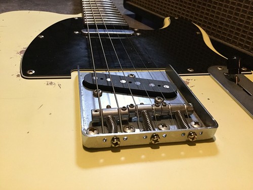 USA Relic Tele Style Electric Guitar Road Worn Cream by Nate's Relic Guitars - Picture 2 of 14