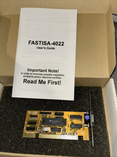 Dolphin Peripherals FASTISA-4022 Expansion Card for ISA Bus 16 Bit 16650 UART