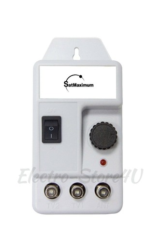 36dB HDTV Antenna Amplifier Signal Booster Channel Boost Range Extender Indoor - Afbeelding 6 van 8