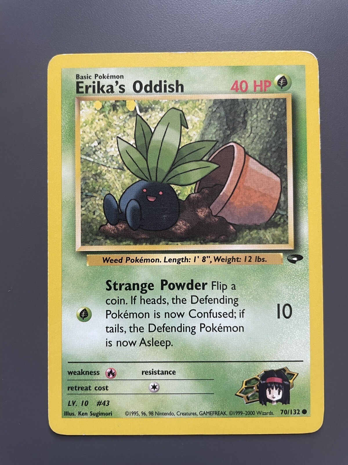 Pokémon TCG Erika's Oddish Gym Challenge 70/132