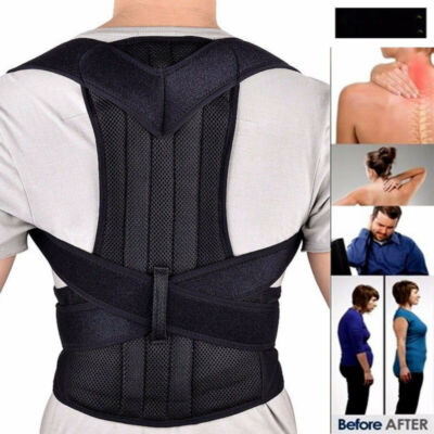 Back Posture Correction Shoulder Corrector Support Brace Belt Therapy Men Women