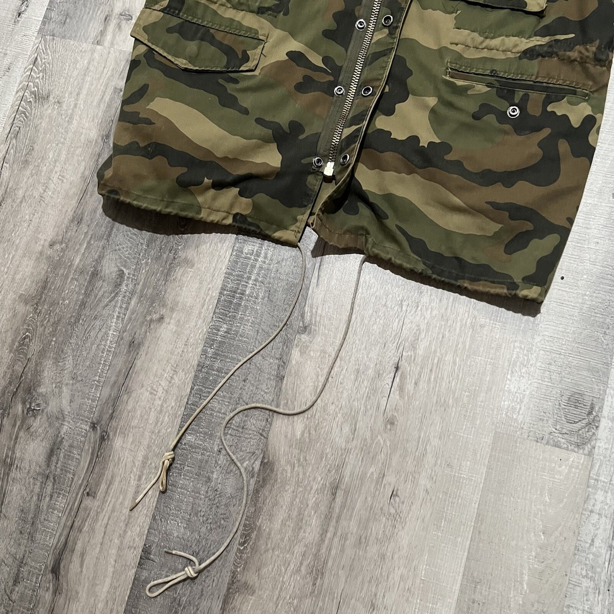 Vintage 80s Duck Bay Camo Hunting Military Heavy Field