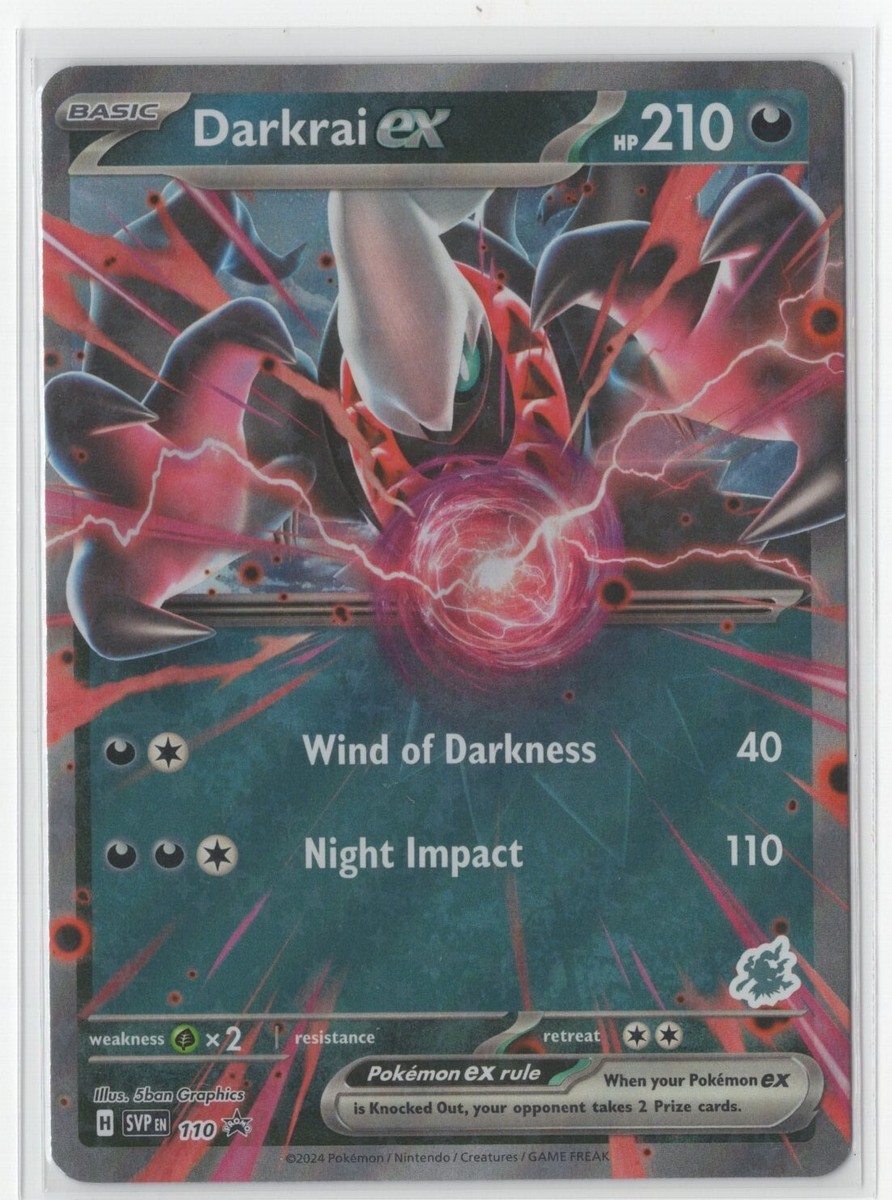 Pokemon Scarlet & Violet Black Star Promo - Darkrai ex SVP Pokemon Scarlet & Violet Black Star Promo - Darkrai ex SVP