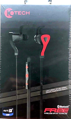 10 Tech Bluetooth Wireless Sport Ohrhörer Neu Versiegelt