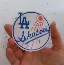 LA Skaters Sticker Los Angeles Roller Derby/Skating/Skates/Jam/Skateboard Art 
