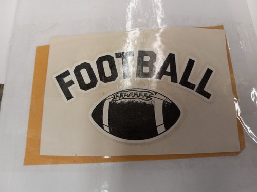 Vintage (Original Bootleg Hat Iron -On / Heat Transfer) Football Blue/Black - Bild 2 von 2