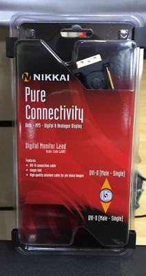 DVI-D 18+1pin Stecker auf Stecker Kabel Digital PC/Monitor/TV Display Video Kabel Nikkai
