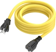15-Ft Nema 6-20P Extension Cord 20-Amp 250 Volt Nema 6-20 Extension Cable 12AWG,