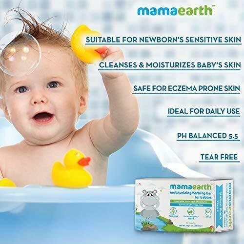 Mamaearth Moisturizing Baby Bathing Soap Bar With Goat Milk & Oatmeal Pack Of 2 - Picture 6 of 7
