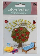 RARE Jolee's Summer Tree Scrapbooking Stickers