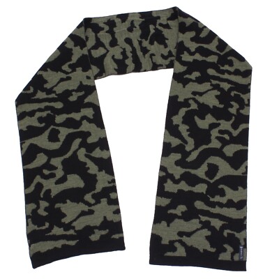 9212X sciarpa unisex ARMANI JEANS green/black wool scarf unisex