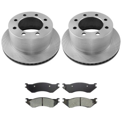 Rear Disc Brake Rotors & Disc Brake Pads for Dodge Ram 3500 02-01 323.4mm