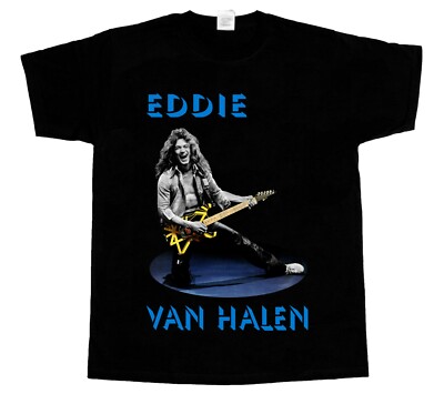 EDDIE VAN HALEN GUITAR NEW RARE SHORT LONG SLEEVE T-SHIRT