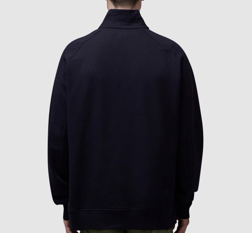 C P Company Diagonal Raised Fleece Sweatshirt Navy, Size XXL, RRP £285 - Picture 5 of 6