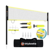 20FT Outdoor Volleyball Net Set System for Backyard Beach with Anti... Fast Ship