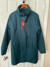 Womans Swiss +Tech Green Jacket - Size L (12-14)