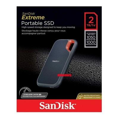 Sandisk Extreme Portable 2TB SSD Solid State Drive Type-C SDSSDE61-2T00