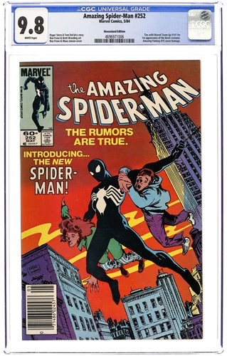 Amazing Spider-Man #252N Newsstand Variant CGC 9.8 1984 4696971006