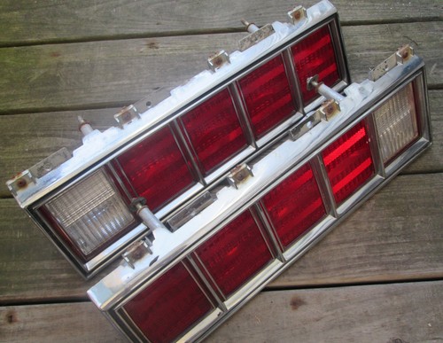 2 Vintage 1978 Chevy Monte Carlo Taillights Assemblies-L@@K! - Picture 2 of 8