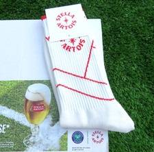 STELLA ARTOIS WIMBLEDON TENNIS 2025 PROMOTIONAL LIMITED EDITION SOCKS ONE SIZE