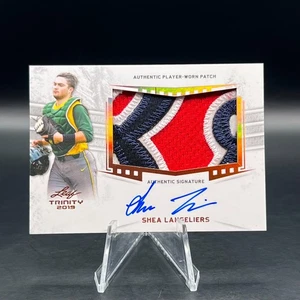 2019 Leaf Trinity #PA-SL1 - Shea Langeliers Patch Auto RC - Picture 1 of 2