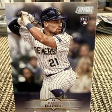 Caleb Durbin RC 2025 Topps Stadium Club #142 Brewers