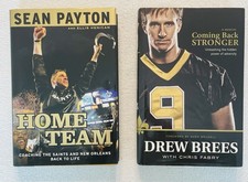 New Orleans Saints Book Lot / Sean Payton & Drew Brees