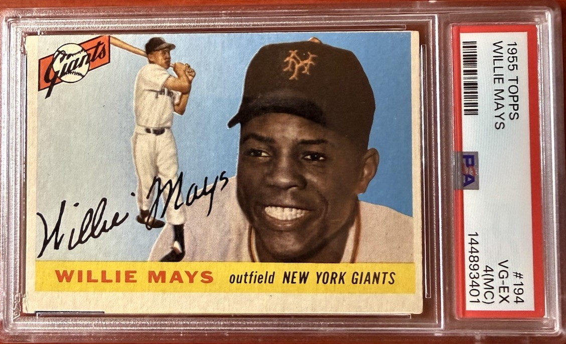 1955 Topps Willie Mays #194 PSA 4 MC