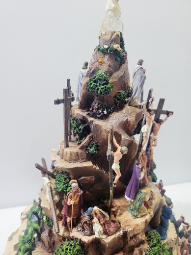 Hawthorne Village The Thomas Kinkade Faith Mountain Illuminated 2006 , 15" tall - Picture 12 of 13