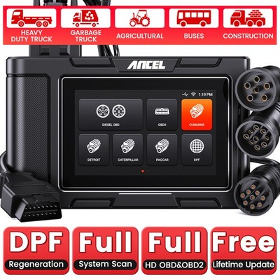 ANCEL HD3400 PRO HEAVY DUTY TRUCK SCANNER ALL SYSTEM DIAGNOSTIC TOOL DPF Regen