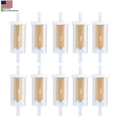 10PCS Fuel Filter For Craftsman 502254262 502254210 502254211 Lawn Tractor