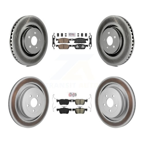 Transit Auto KGA-106103 Brake Disc and Pad Kit Front & Rear for Ford Edge 19-20 - Picture 1 of 12