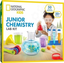 National Geographic Junior Chemistry Set - Complete Early Learning Lab Kit, NEW