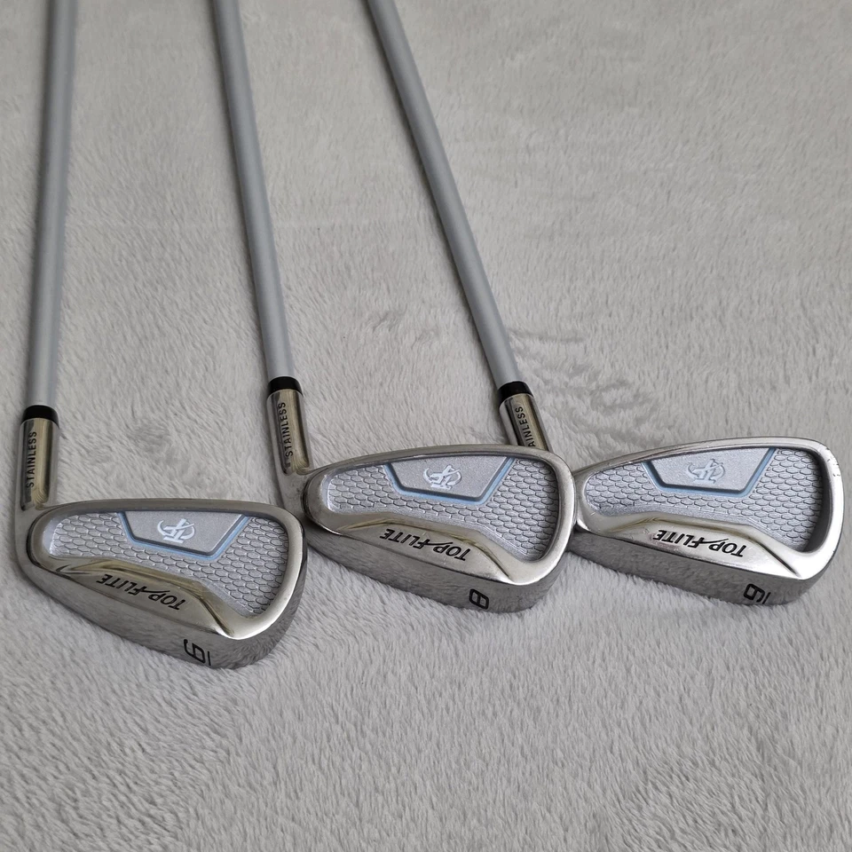 Juego de 4 hierros y putter Top Flite para mujer mano derecha acero inoxidable Foto 3 de 4