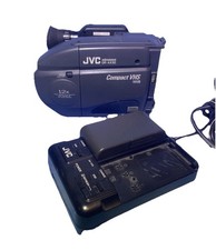 JVC GR-AX30 AX30U Compact VHS VHSC Camcorder With Case   Read Description 