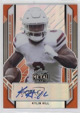2021 Leaf Metal Draft Portrait Orange Rainbow 1/7 Kylin Hill #PA-KH1 Auto 2k3