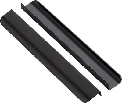 Ravinte 25 Pack Finger Pulls for Cabinets 256mm/10in Hole Center Tab Cabinet