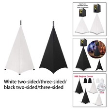 Speaker Stand Cover Tripod Stretch Covers DJ Speaker Covers for Weddings