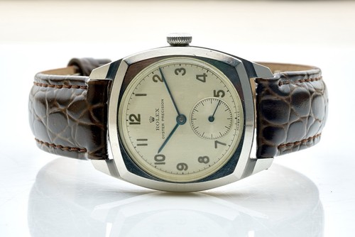 Rolex Oyster Precision ‘1947’ WW2 Era Gents Vintage Cushion Watch 31mm, Superb - Picture 16 of 24